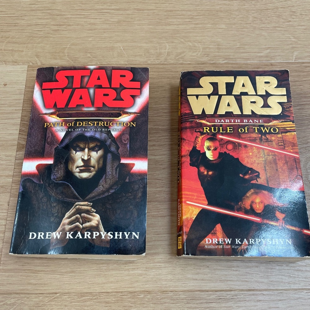 Star Wars Darth Bane Book Bundle – Path of Destruction + Rule of Two